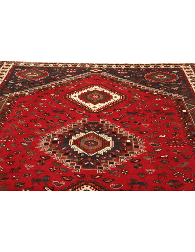Shiraz 220x308 Cm Shiraz, Persia, Hand-carded Wool warp: