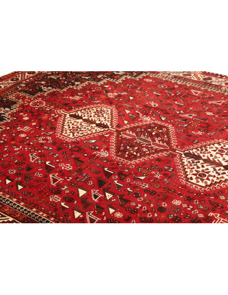 Shiraz 215x302 Cm Shiraz, Persia, Lana Cardata A Mano