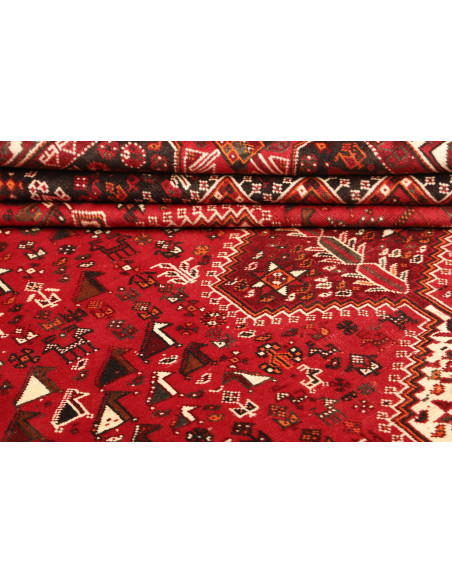 Shiraz 215x302 Cm Shiraz, Persia, Lana Cardata A Mano