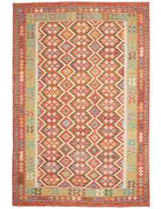 Kilim 206x305 Cm Kilim Afghanistan, Hand-carded Wool warp: