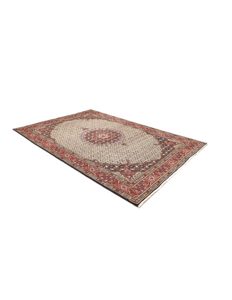 Moud 200x290 Cm Moud, Persia, Hand-carded Wool warp:
