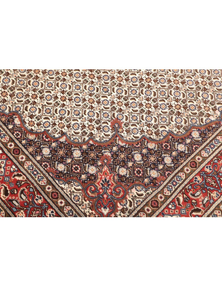Moud 200x290 Cm Moud, Persia, Hand-carded Wool warp: