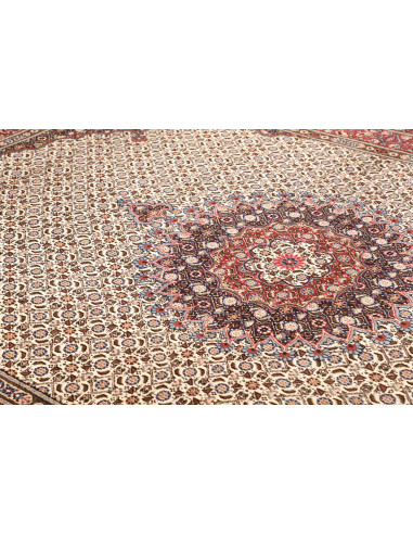 Moud 200x290 Cm Moud, Persia, Hand-carded Wool warp: