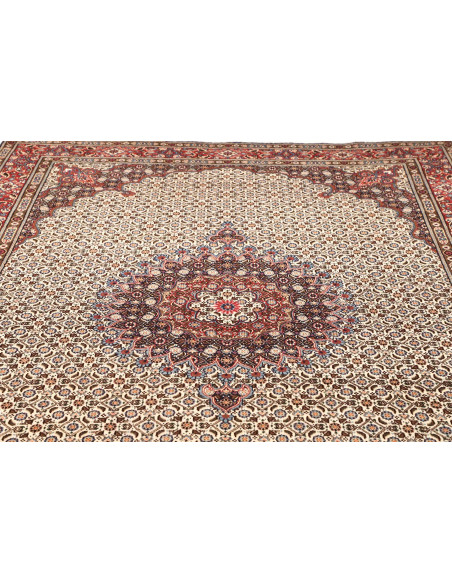 Moud 200x290 Cm Moud, Persia, Hand-carded Wool warp: