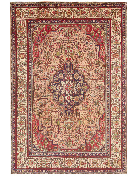 Tabriz 200x302 Cm Tabriz, Persia, Hand-carded Wool cotton