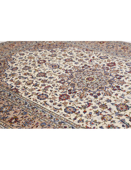 Kashan 243x363 Cm Kashan, Persia, Hand-carded Wool warp: