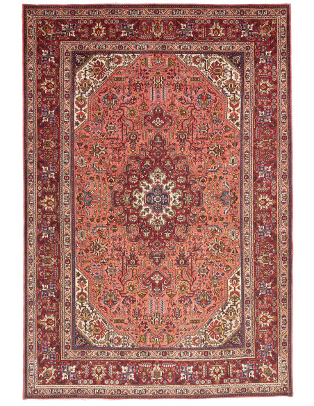 Tabriz 200x294 Cm Tabriz, Persia, Hand-carded Wool warp:
