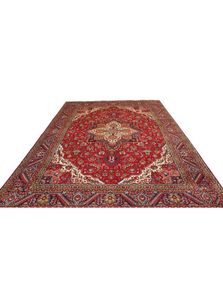 Tabriz 250x338 Cm Tabriz Persia Lana Cardata A Mano Cotone