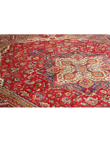 Tabriz 250x338 Cm Tabriz Persia Lana Cardata A Mano Cotone