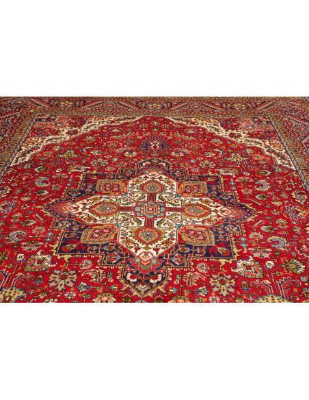 Tabriz 250x338 Cm Tabriz Persia Lana Cardata A Mano Cotone
