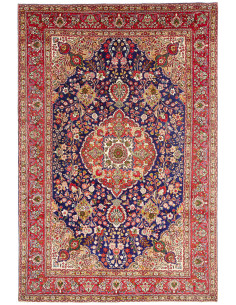Tabriz 205x309 Cm Tabriz Persia Hand-carded Wool