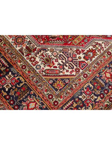 Tabriz 255x345 Cm Tabriz, Persia, Hand-carded Wool warp: