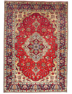 Tabriz 200x282 Cm Tabriz Persia Hand-carded Wool Cotton