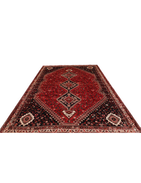 Shiraz 230x323 Cm Shiraz, Persia, Lana Cardata A Mano
