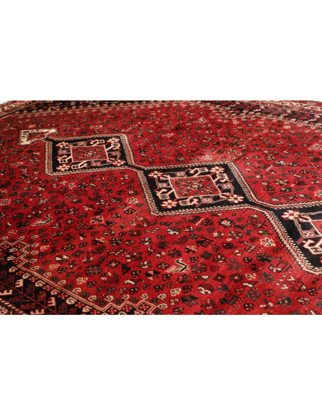 Shiraz 230x323 Cm Shiraz, Persia, Lana Cardata A Mano