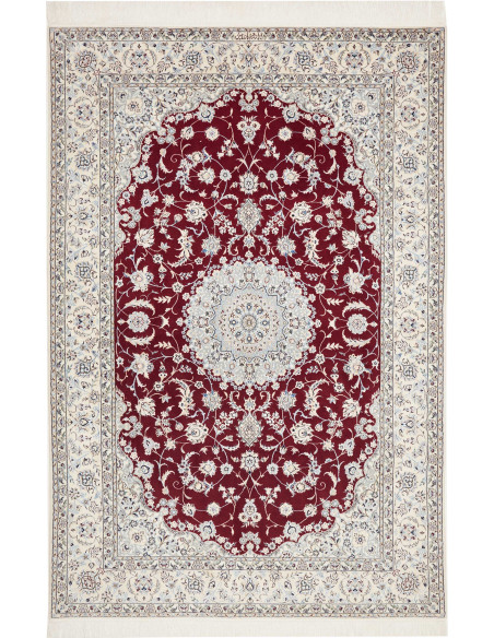 Nain 6la 150x230 Cm Nain 6la, Persia, Lana Cardata A Mano E
