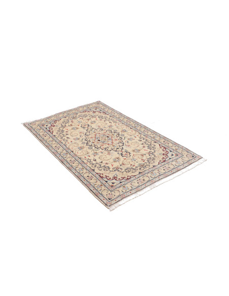 Kashan Fine 96x148 Cm Kashan Fine, Persia, Hand-carded Wool