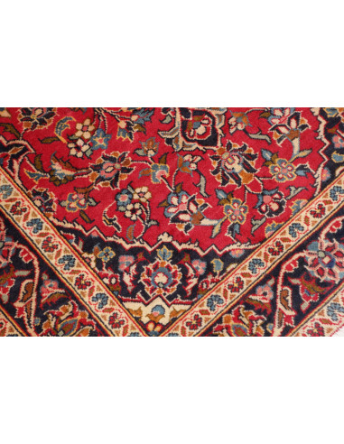 Kashan Fine 97x140 Cm Kashan Fine, Persia, Hand-carded Wool