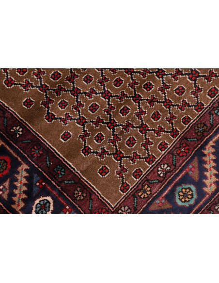 Hamadan 105x400 Cm Hamadan, Persia, Lana Cardata A Mano,