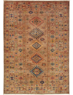 Rug Kazak Fine Pakistan orange brown 149x211