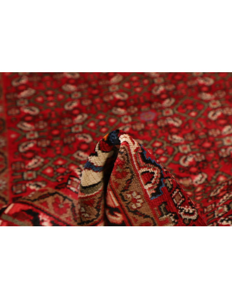 Hamadan 117x412 Cm Hamadan, Persia, Lana Cardata A Mano,