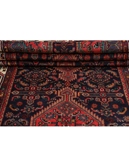 Hamadan 110x360 Cm Hamadan Persia Lana Cardata A Mano Cotone