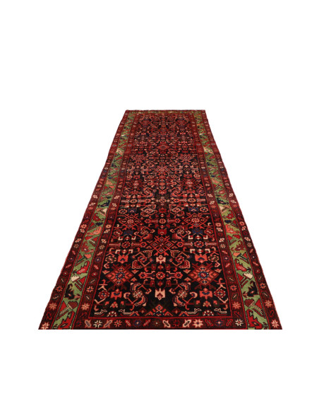 Hamadan 115x426 Cm Hamadan, Persia, Hand-carded Wool On