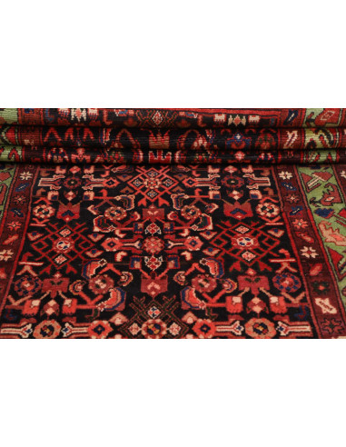 Hamadan 115x426 Cm Hamadan, Persia, Hand-carded Wool On