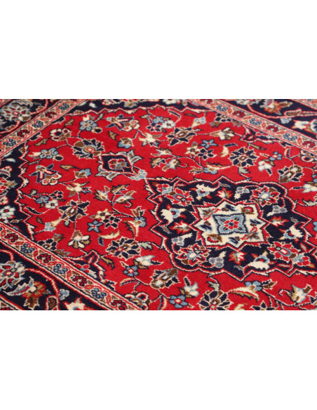 Kashan Fine 97x146 Cm Kashan Fine, Persia, Hand-carded Wool