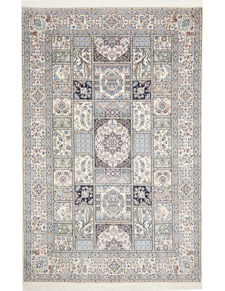 Nain 6la 163x257 Cm Nain 6la, Persia, Lana Cardata A Mano E