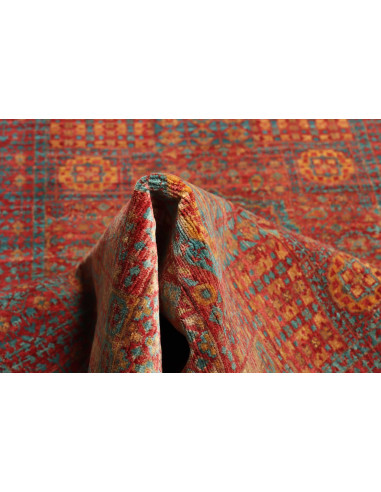 Tappeto Mamlouk Pakistan 82x391 Rosso Terracott