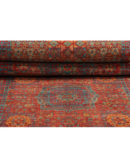 Tappeto Mamlouk Pakistan 82x391 Rosso Terracott