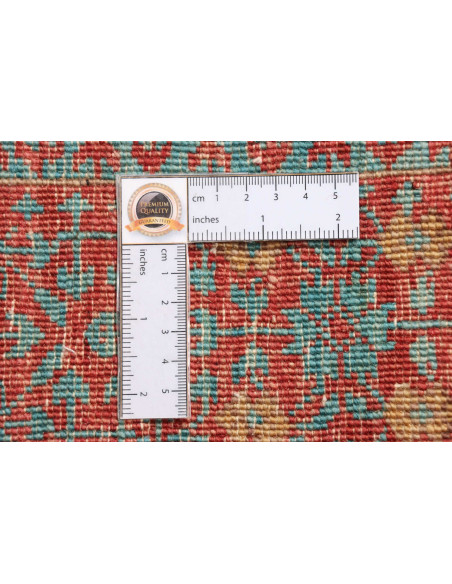 Rug Mamlouk Pakistan 82x391 Terracotta Red Blue