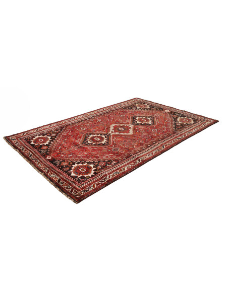 Rug Shiraz Persia maroon yellow 174x268