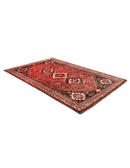 Rug Shiraz Persia maroon yellow 174x268
