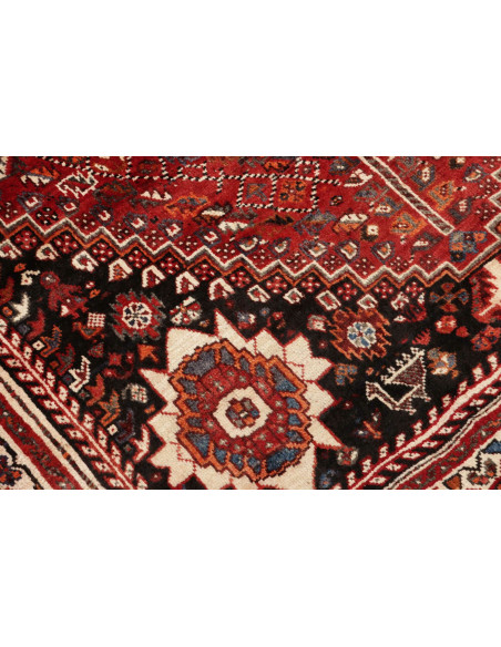 Rug Shiraz Persia maroon yellow 174x268