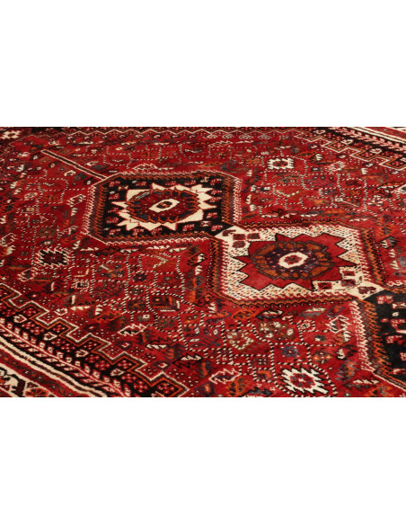 Rug Shiraz Persia maroon yellow 174x268
