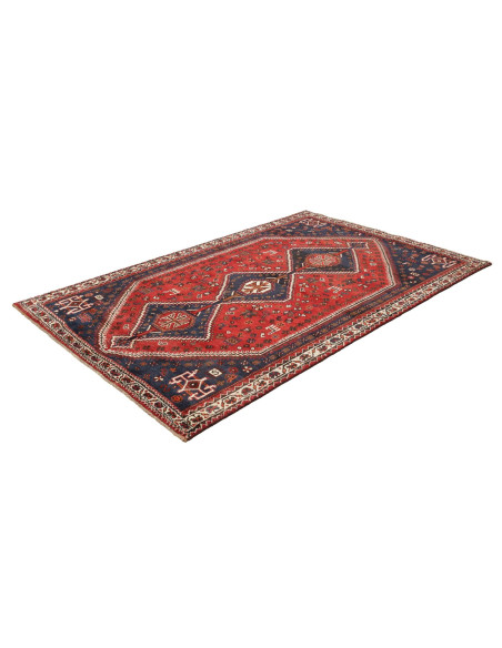 Rug Shiraz Persia maroon grey 164x252