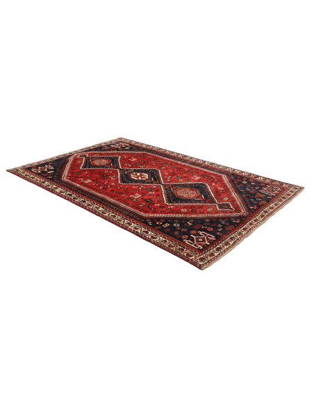 Rug Shiraz Persia maroon grey 164x252
