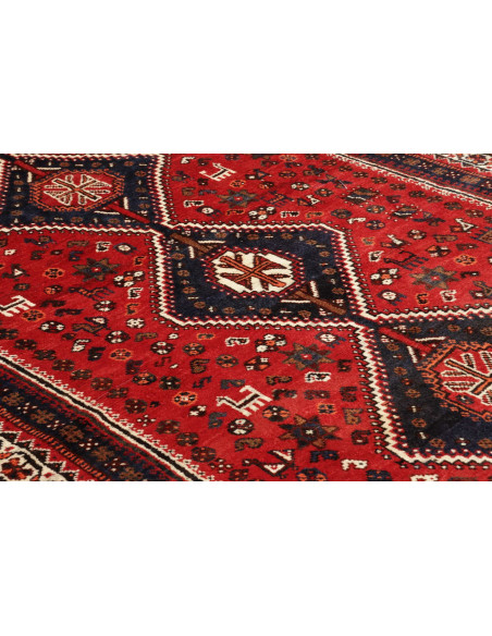 Rug Shiraz Persia maroon grey 164x252