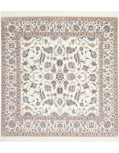 Nain 6la 156x161 Cm Nain 6la Persia Hand-carded Wool Silk