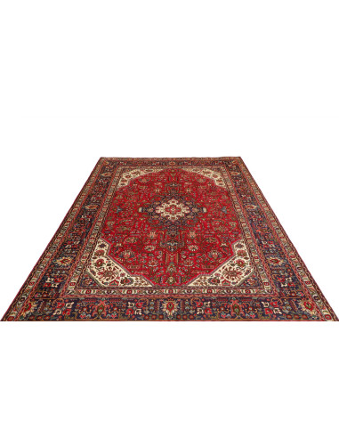 Tabriz 200x290 Cm Tabriz, Persia, Hand-carded Wool warp: