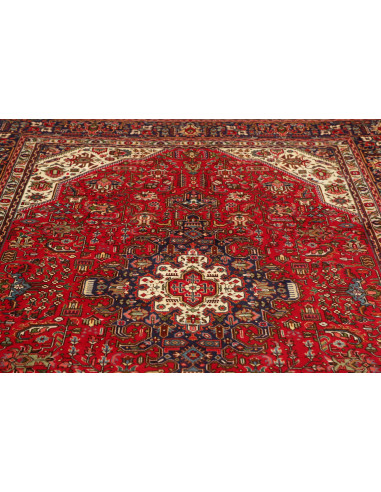 Tabriz 200x290 Cm Tabriz, Persia, Hand-carded Wool warp:
