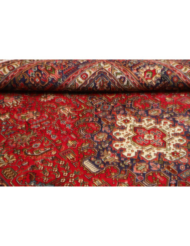 Tabriz 200x290 Cm Tabriz, Persia, Hand-carded Wool warp: