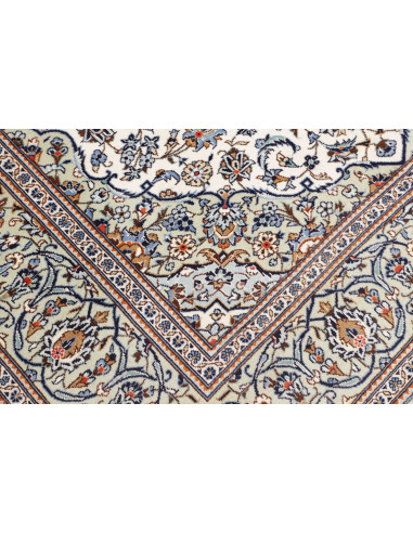 Kashan 195x287 Cm Kashan, Persia, Lana Cardata A Mano