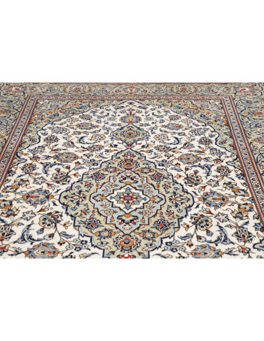 Kashan 195x287 Cm Kashan, Persia, Lana Cardata A Mano
