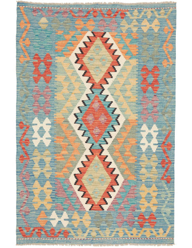 Kilim 102x155 Cm Kilim Afghanistan Lana Cardata A Mano