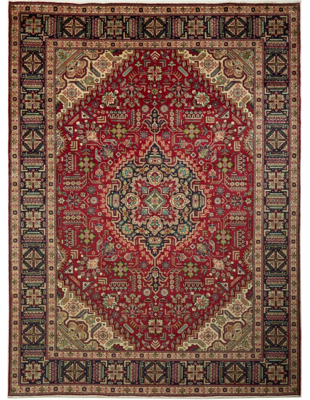 Tappeto Tabriz Persia marrone 248x337