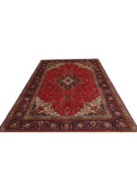 Tabriz 202x303 Cm Tabriz, Persia, Lana Cardata A Mano
