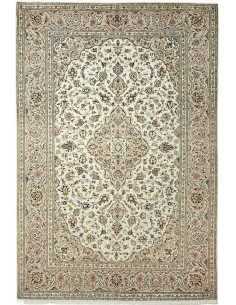 Tappeto Kashan Persia beige verde 195x293